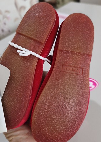 Kız Çocuk Kırmızı Fiyonklu Babet - Görsel 4