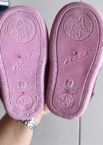 Kız Çocuk Mor Nakışlı Sıcak Terlik Gezer marka - Görsel 3