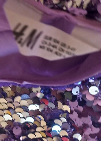 H&M Hm parlak sik elbise