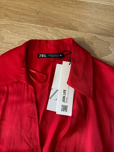 xs Beden kırmızı Renk Zara elbise