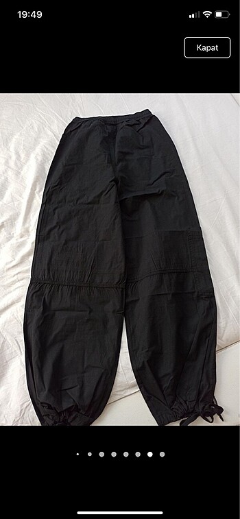 xs Beden siyah Renk BDG paraşüt pantolon UO 76