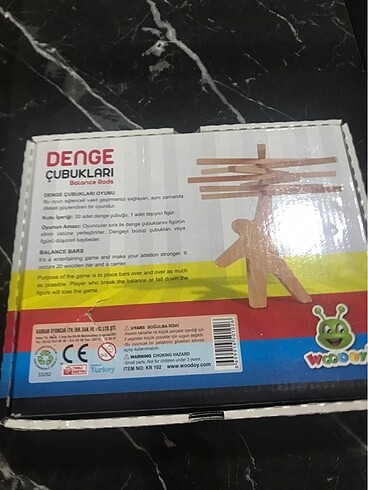  Beden Ahşap denge çubukları