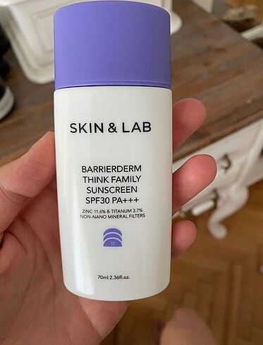 Skin&lab güneş kremi