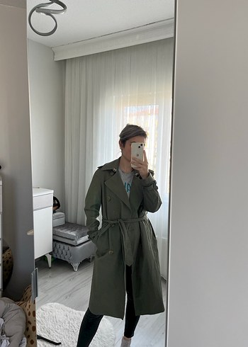 Mango Kadın Midi Trençkot