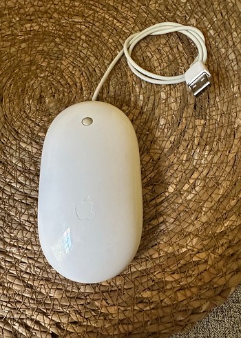 Beyaz Kablolu Apple Mouse