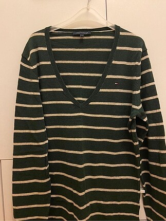Tommy Hilfiger ince v yaka kazak