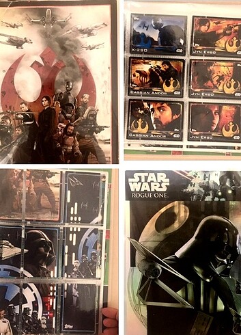 STAR WARS ROGUE ONE TOPPS KART ALBÜM 