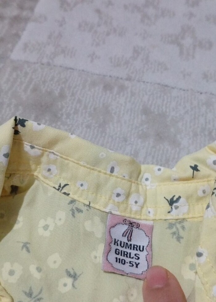 Kız çocuk gömlek  - Görsel 3