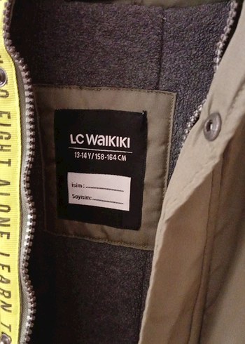 Düğmeli Yeşil Erkek Çocuk Kaban - Görsel 3