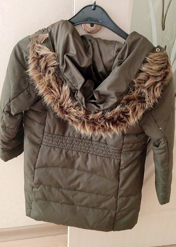 Zara Petrol yeşili kışlık mont - Görsel 5