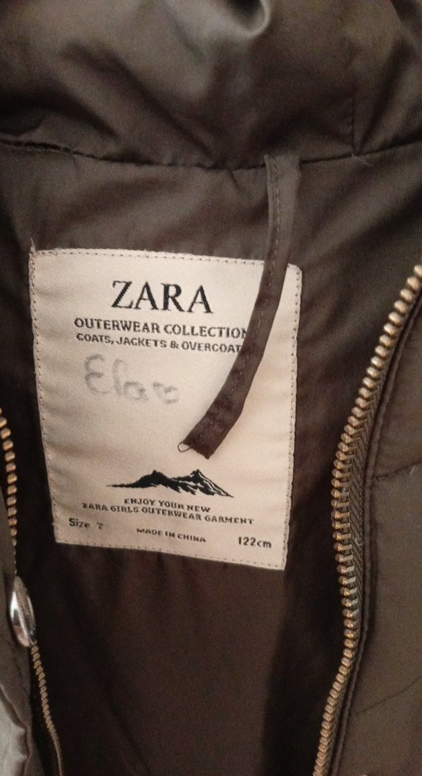 Zara Petrol yeşili kışlık mont - Görsel 3