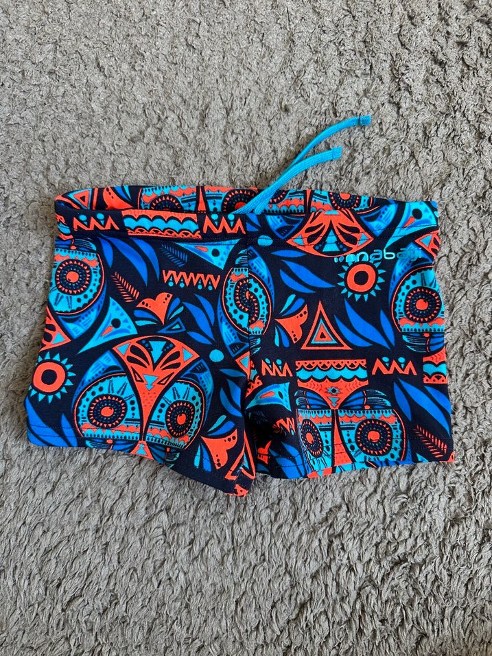 Decathlon nabajji marka Renkli Desenli Erkek Çocuk Mayo - Görsel 3