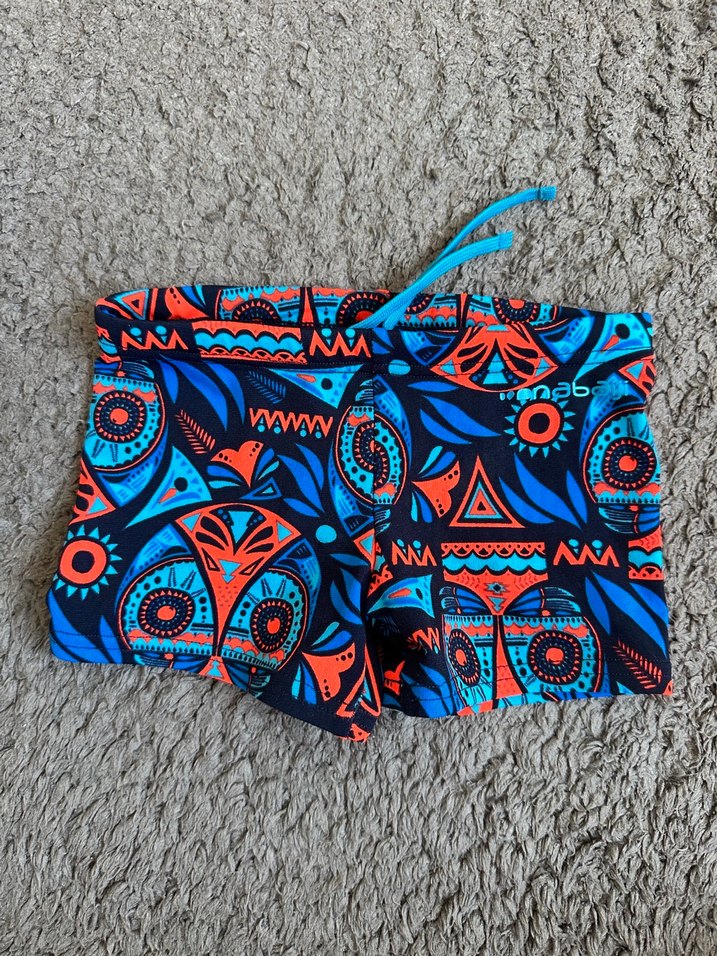 Decathlon nabajji marka Renkli Desenli Erkek Çocuk Mayo - Görsel 2