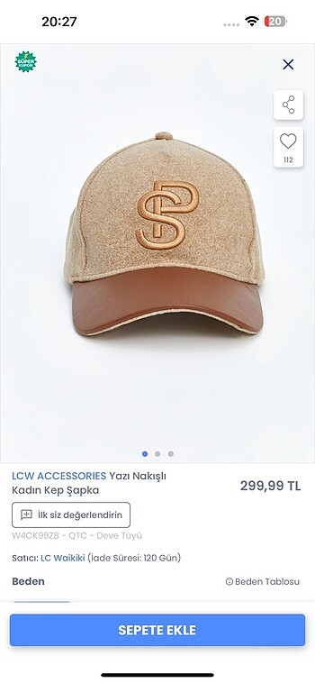 LCW şapka