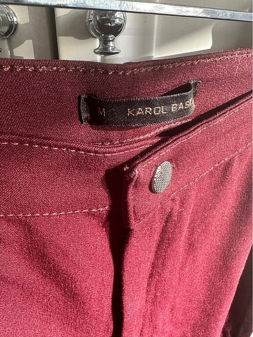 m Beden bordo Renk Kot pantolon