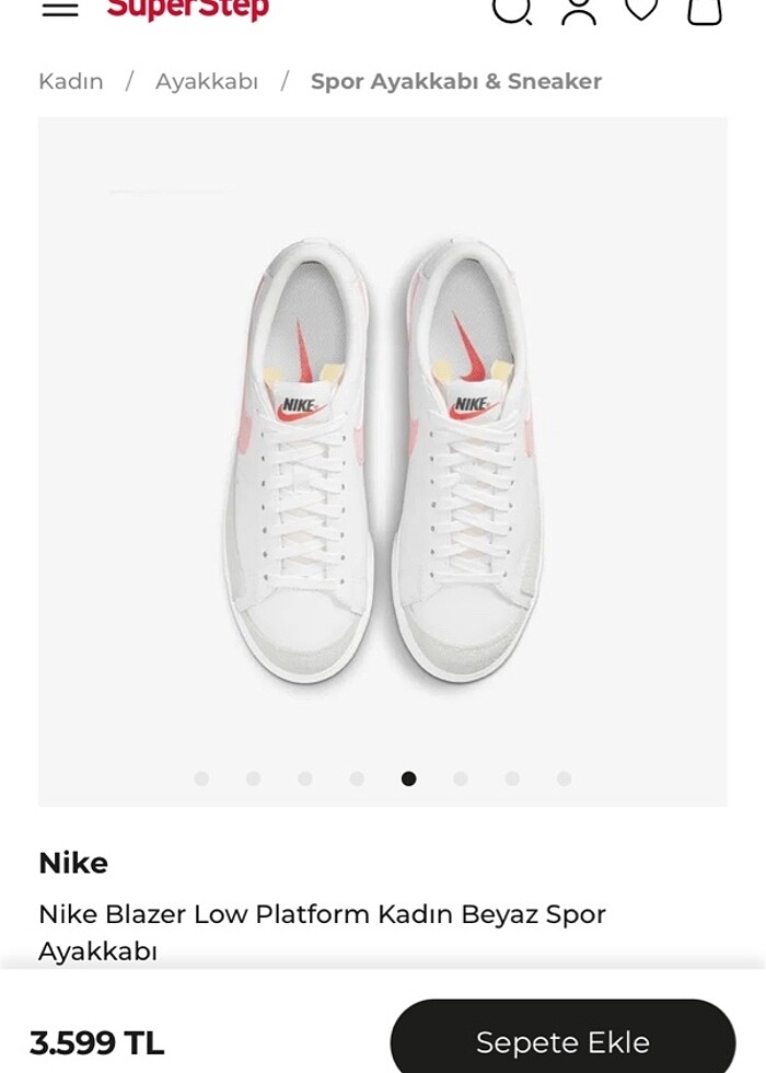 Nike blazer low kadın - Görsel 2