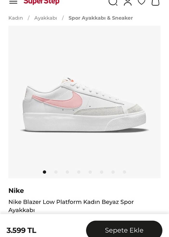 Nike blazer low kadın - Görsel 4