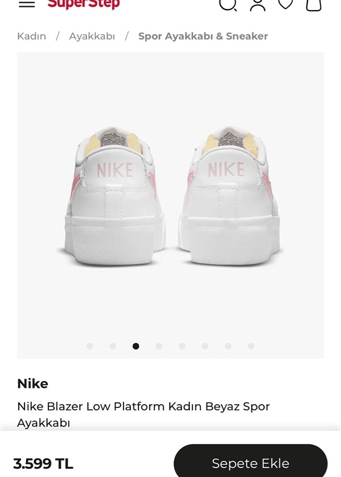 Nike blazer low kadın - Görsel 3