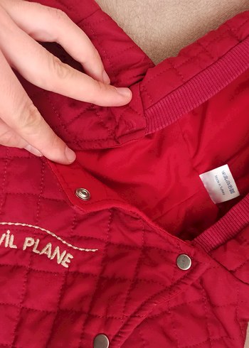 Bordo Nakışlı Bebek erkek Tulumu - Görsel 8