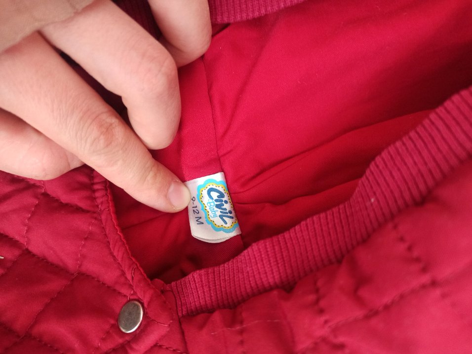 Bordo Nakışlı Bebek erkek Tulumu - Görsel 4