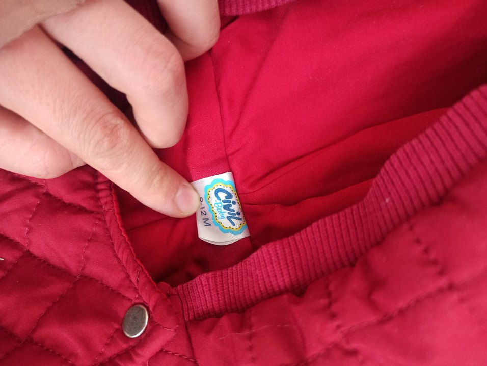 Bordo Nakışlı Bebek erkek Tulumu - Görsel 3