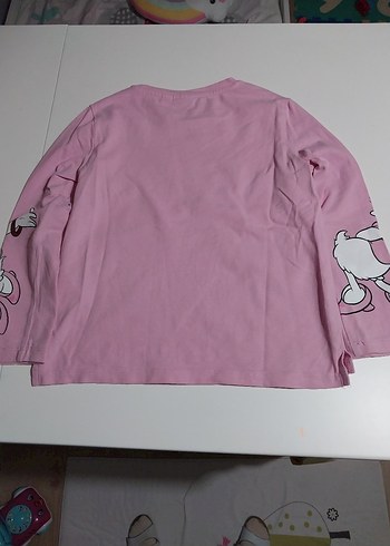 Pembe Uzun Kollu Disney Minnie mouse Kız Tişörtü - Görsel 4