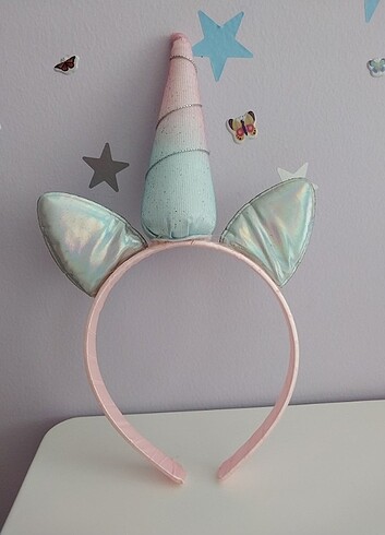 Bebek çocuk için unicorn taç