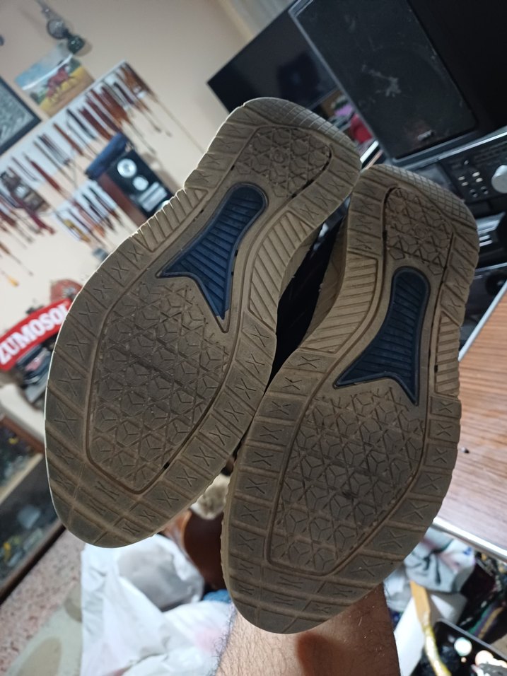 Bordo Siyah Erkek Spor Ayakkabı Bağcığı - Görsel 3