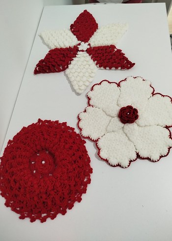 Renkli Kırmızı Banyo Süngeri Seti - Görsel 3