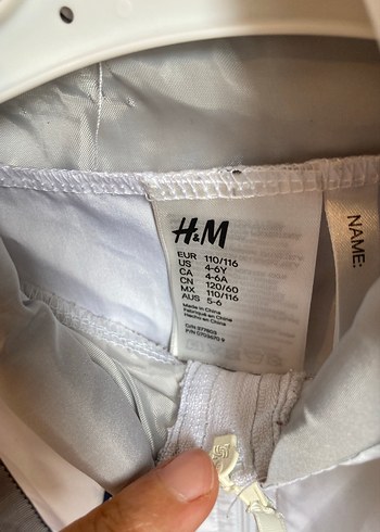 Beyaz NASA Temalı Çocuk Astronot Kostümü - Görsel 3