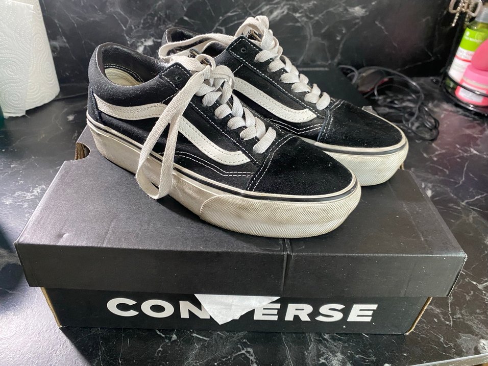 Vans old skool platform - Görsel 4