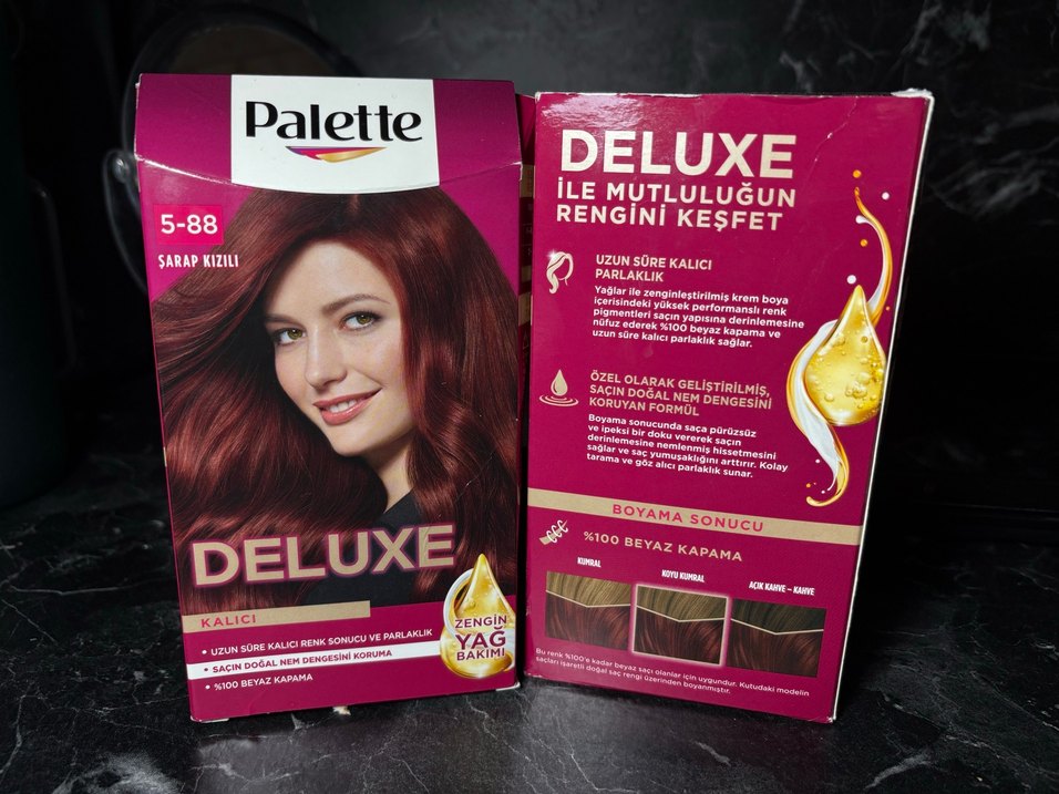 Palette Deluxe Saç Boyası 5-88 Şarap Kızılı - Görsel 3