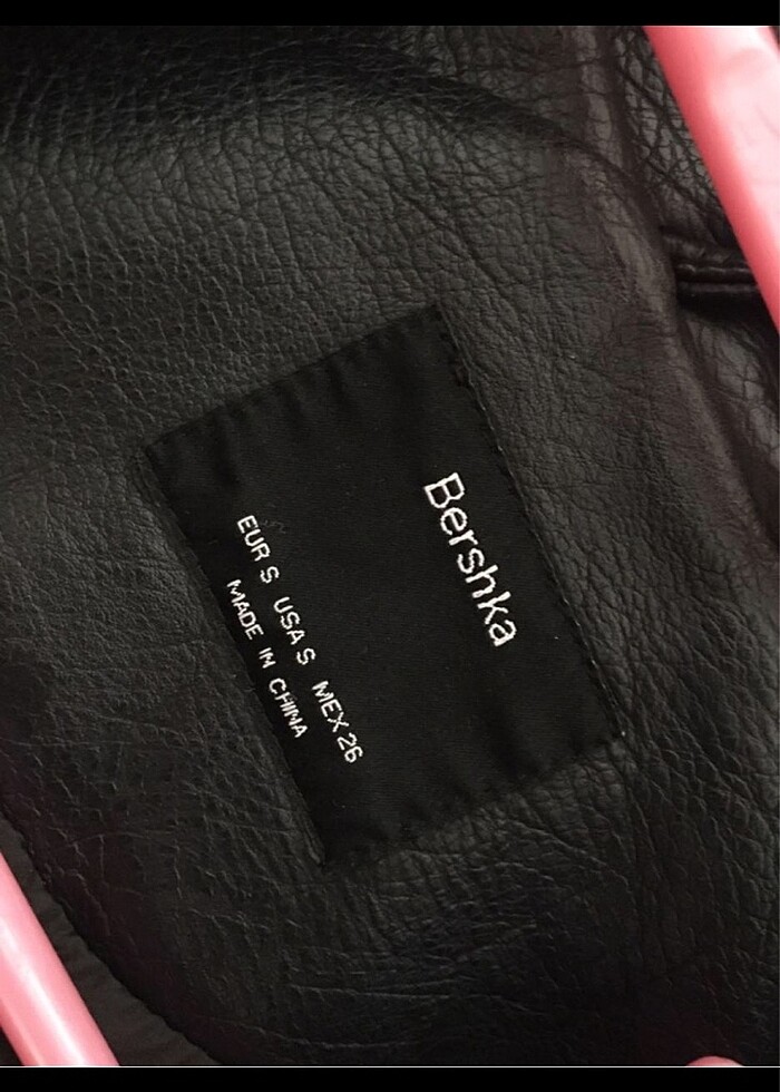Bershka deri ceket - Görsel 5