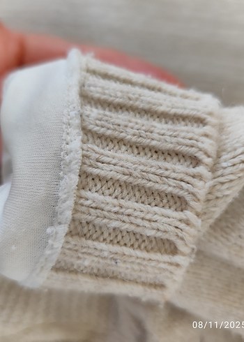 Bebek Erkek Örgü Tulum Kapüşonlu - Görsel 5