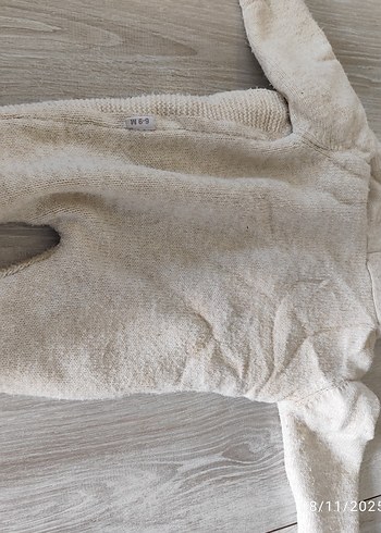 Bebek Erkek Örgü Tulum Kapüşonlu - Görsel 2