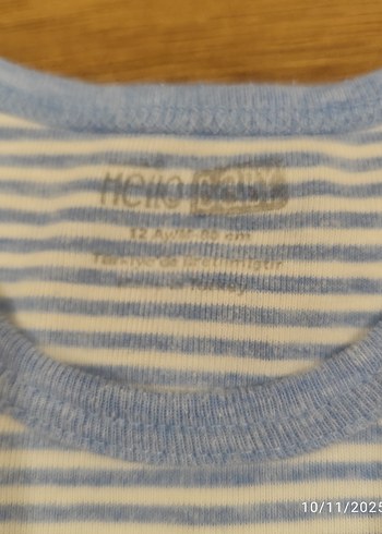 6 adet hellobaby marka bebek zıbın - Görsel 5