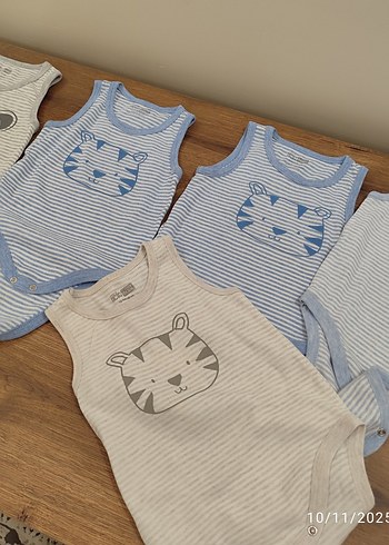 6 adet hellobaby marka bebek zıbın - Görsel 4