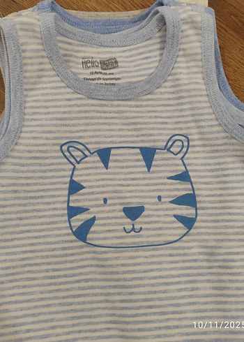 6 adet hellobaby marka bebek zıbın - Görsel 7