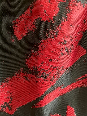 Kırmızı siyah elbise - Görsel 5