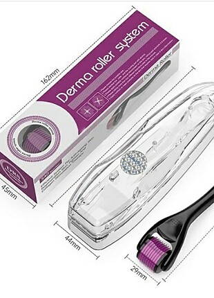 Derma roller yüz masaj aleti