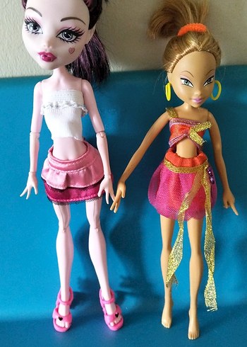 Winx ve monster high kıyafet