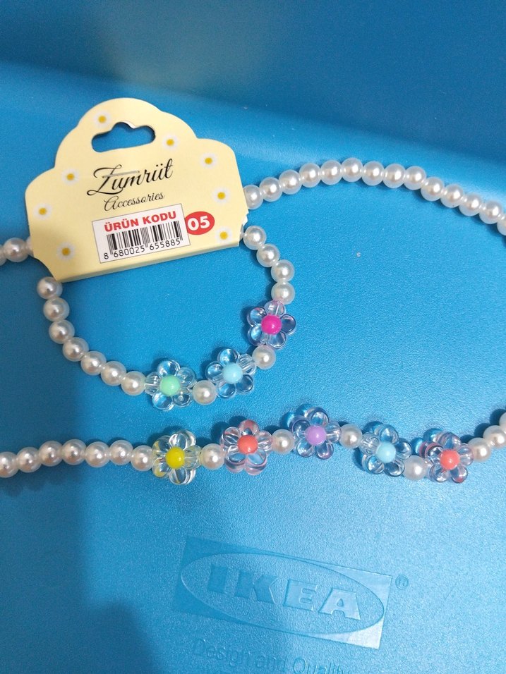 Renkli Boncuklu Çocuk Takı Seti - Görsel 4
