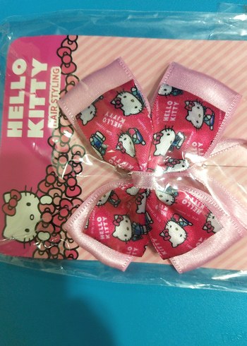 Hello Kitty Pembe Fiyonk Saç Tokası - Görsel 4