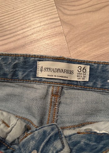 Stradivarius Stradivarius Kadın Denim Midi Boy Regular Fit Jean