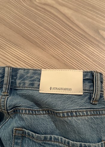 36 Beden Stradivarius Kadın Denim Midi Boy Regular Fit Jean