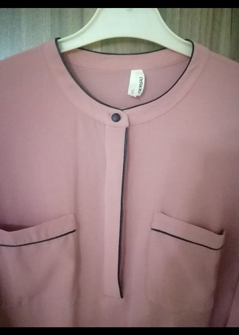 Defacto Pembe Uzun Kollu Salaş Kadın Tunik