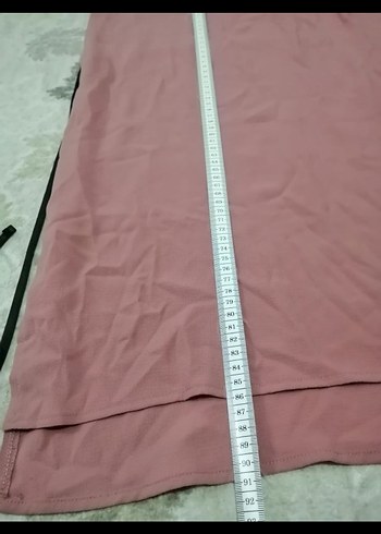 xl Beden pembe Renk Pembe Uzun Kollu Salaş Kadın Tunik