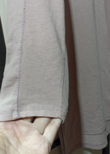LC Waikiki somonj Uzun Kollu Baskılı Pamuklu Tunik
