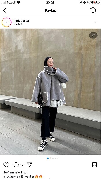 l Beden gri Renk pinterest moda aksa kaşe ceket