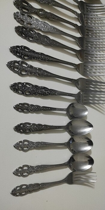 Antika çatal kaşık  - Görsel 12